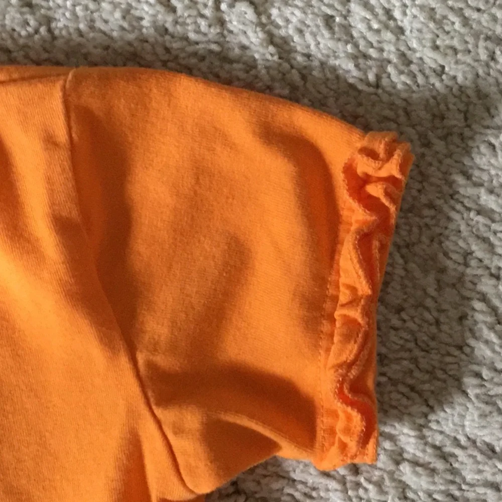 Oilily Tangerine Bright Orange Kids Top & Capri Pants Set Outfit